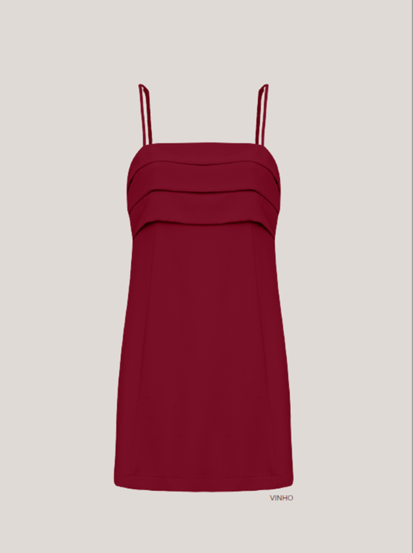 Vestido Vinho