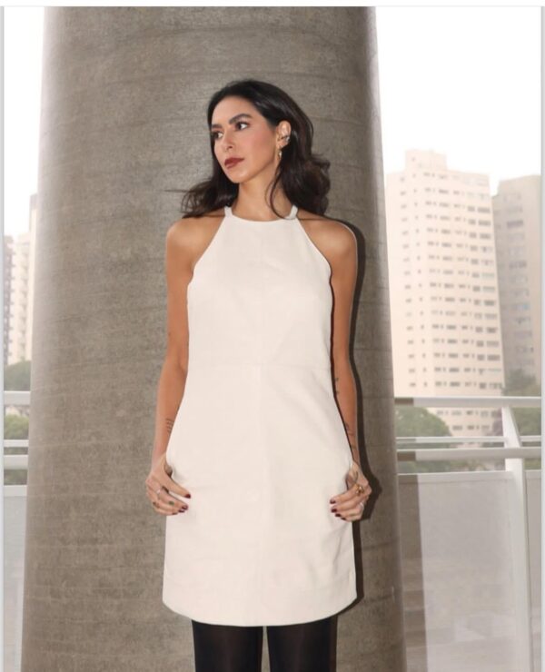 Vestido Couro