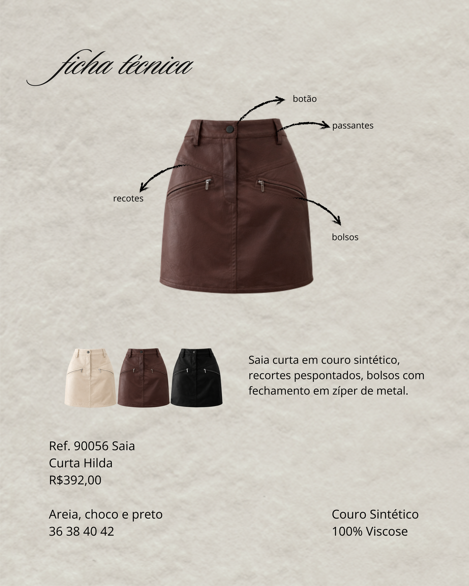 Saia Curta Hilda