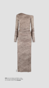 Vestido manga comprida Cobra