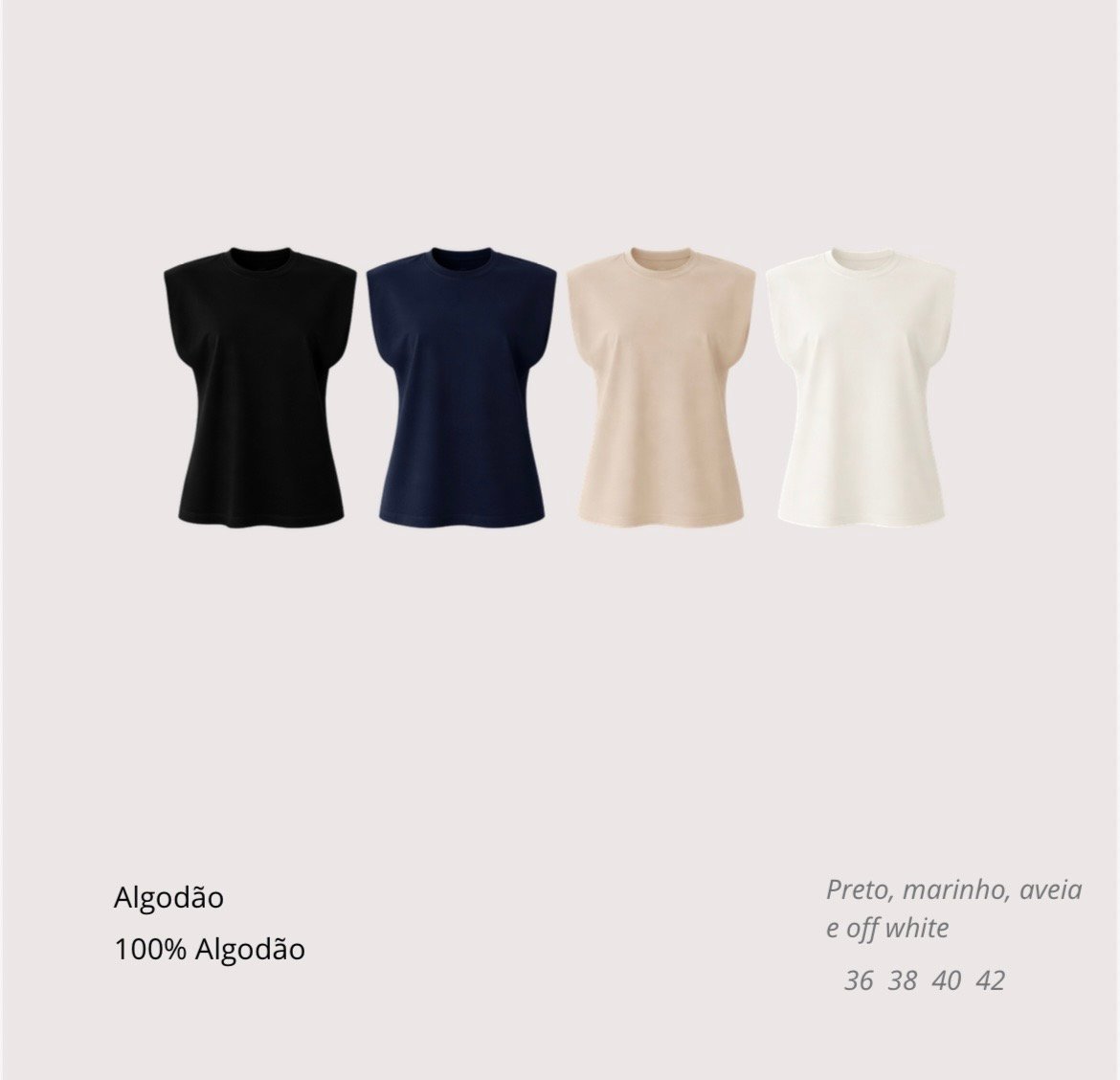 T-shirt com Ombreira Dina - Imagem 2